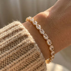 Oval CZ Tennis Bracelet