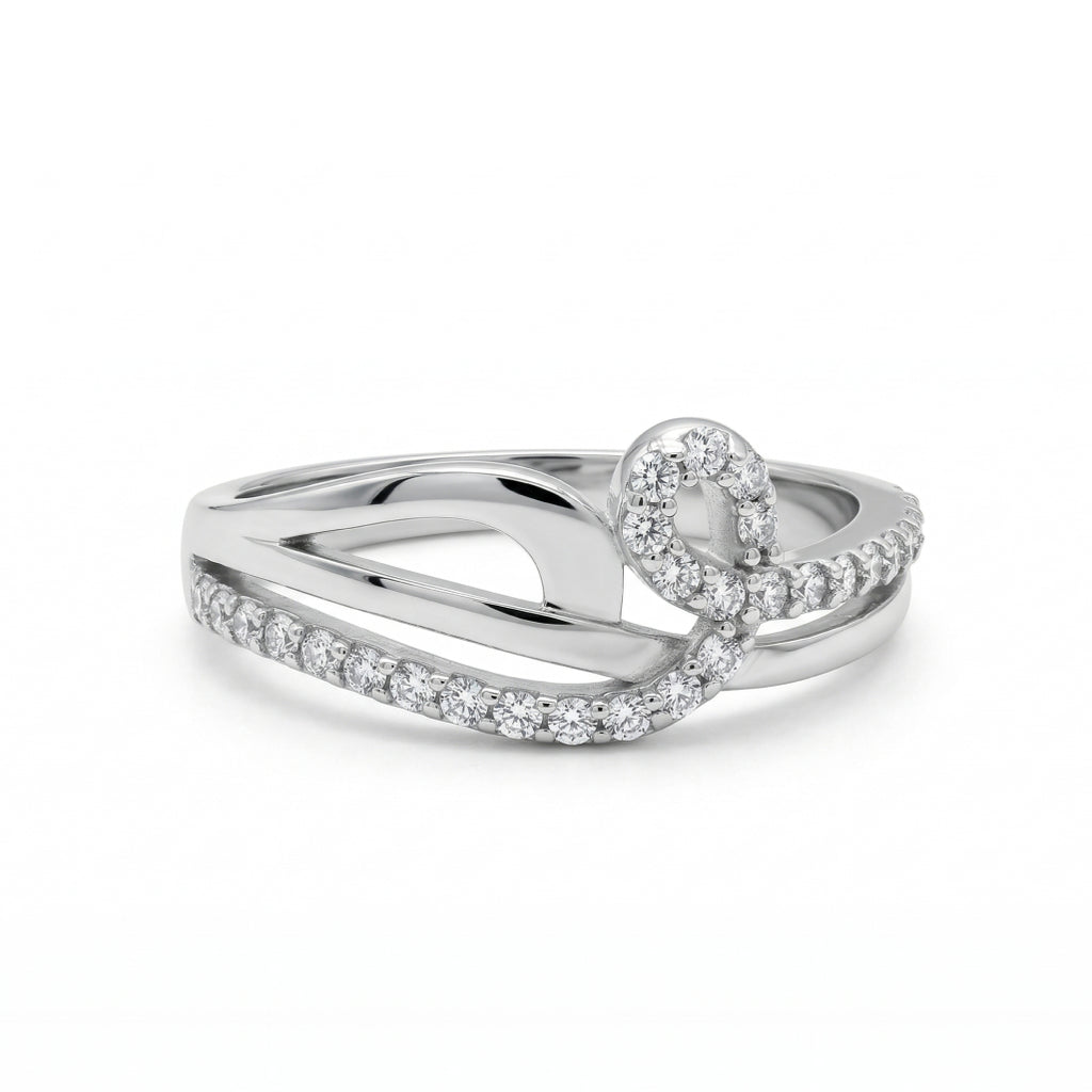 Paisley Swirl Stone Ring