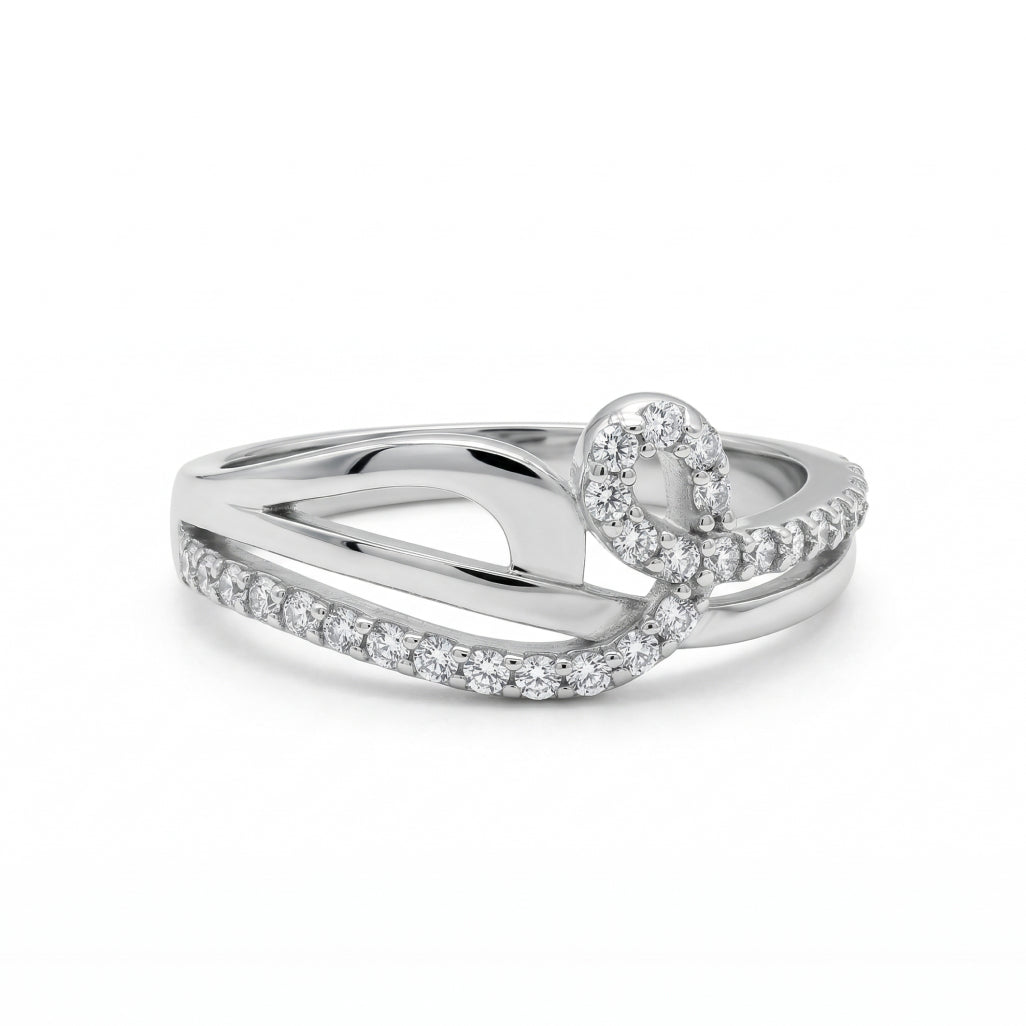 Paisley Swirl Stone Ring