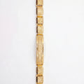 Gold Pyramid Stud Pave Centre Link Bracelet â€” 18K Gold Vermeil