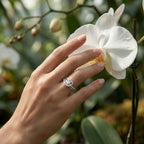 Paisley Swirl Stone Ring