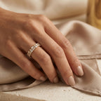 Mixed Cut Scatter Eternity Band