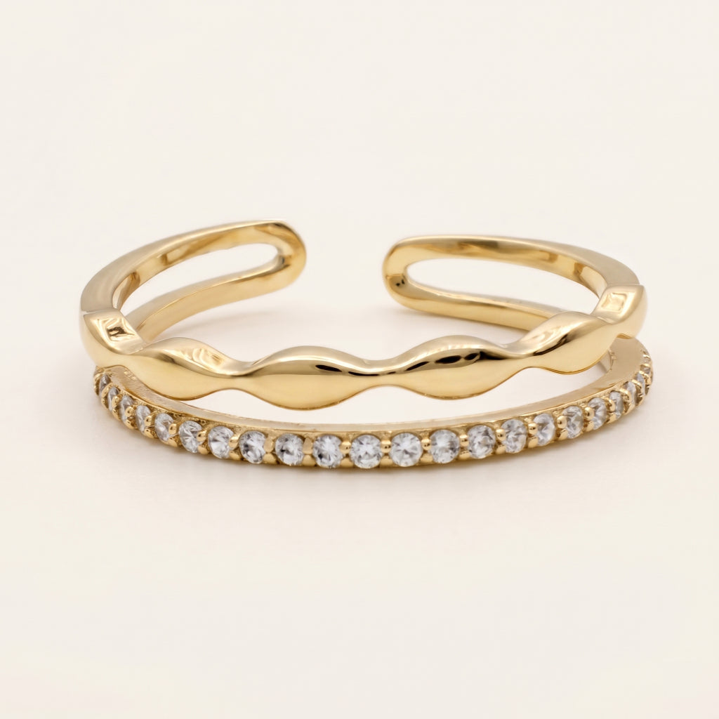 Wave Ripple Adjustable Open Band
