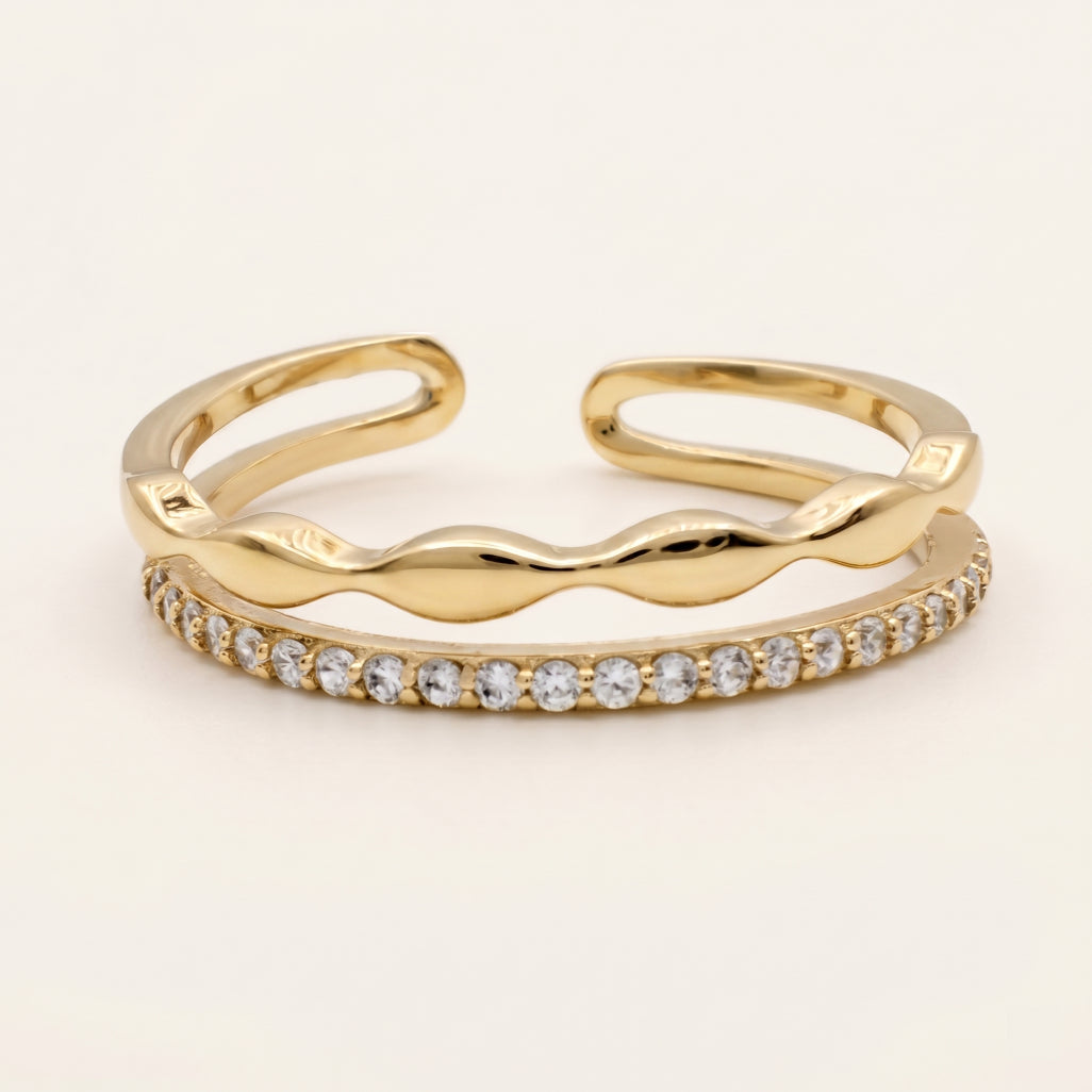 Wave Ripple Adjustable Open Band