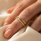 Wave Ripple Adjustable Open Band