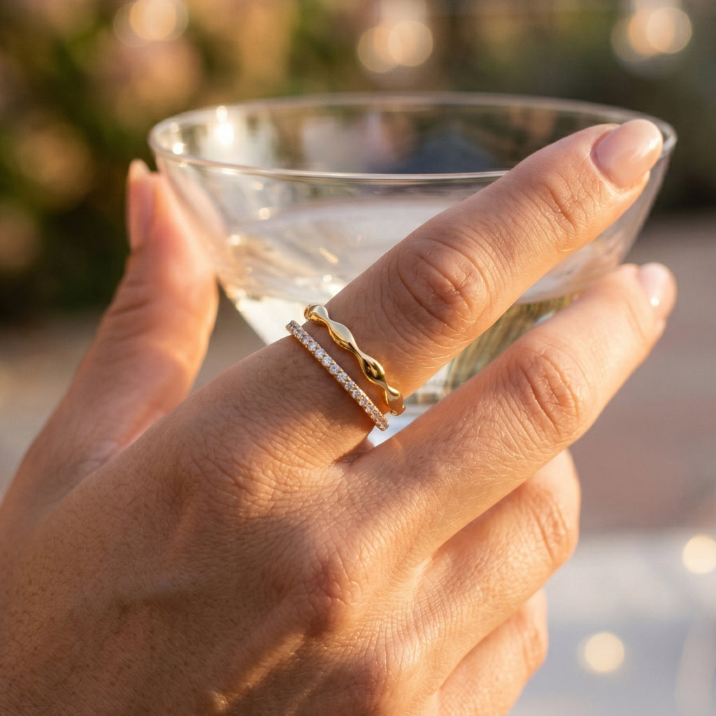 Wave Ripple Adjustable Open Band