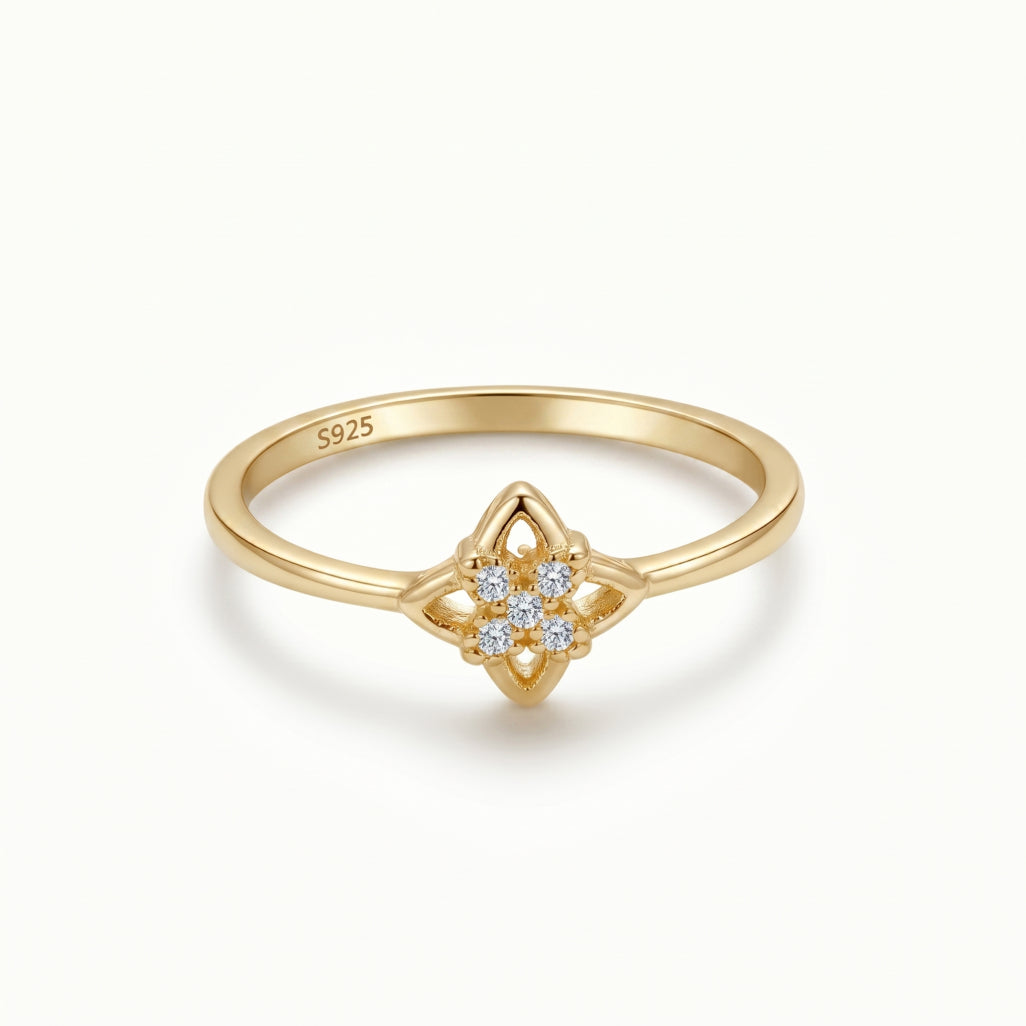 Moroccan Star Cluster Ring