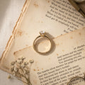 Round Solitaire Knife-Edge Profile Ring