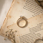 Round Solitaire Knife-Edge Profile Ring