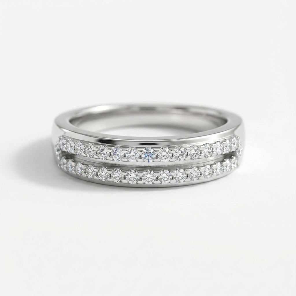 Double Row Eternity Band