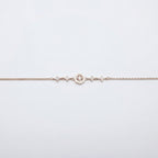 Rose Gold Compass Star Delicate Chain Bracelet