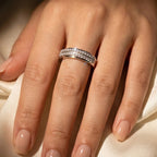 Double Row Eternity Band