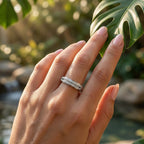 Double Row Eternity Band