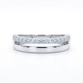 The Float â€“ 925 Silver Curved Band