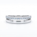 The Float â€“ 925 Silver Curved Band