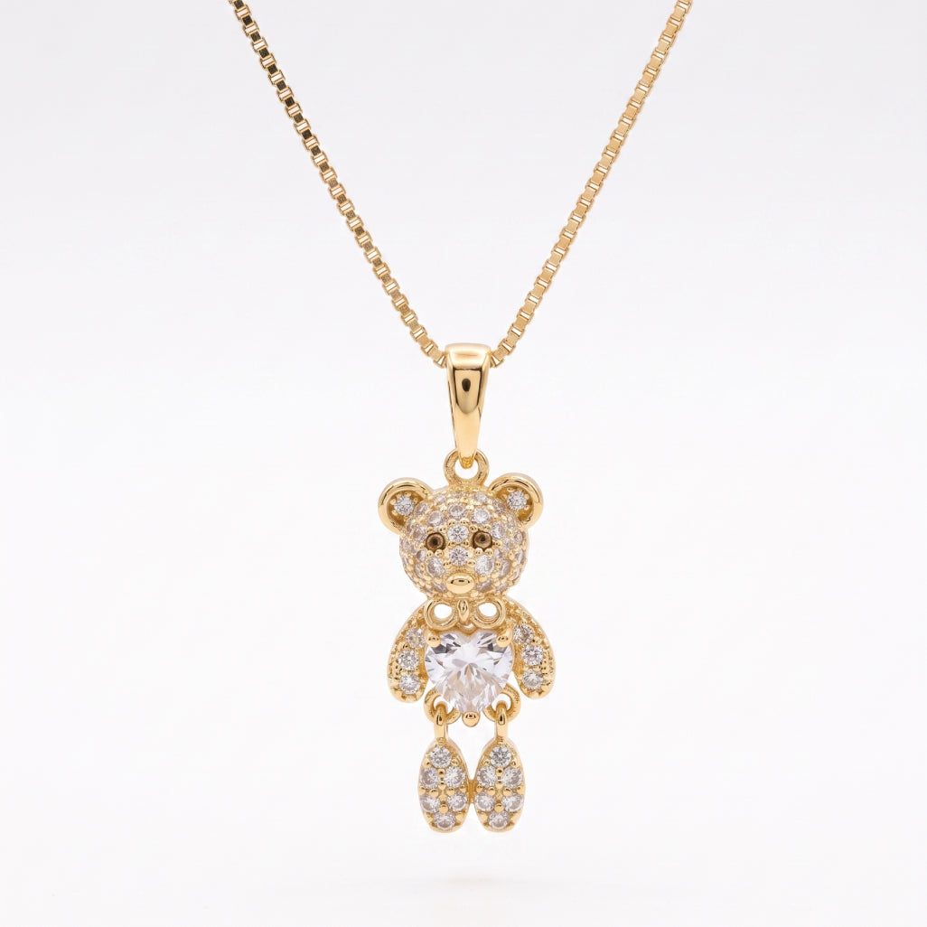 Heart Bear Necklace