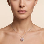 Blush Cushion Necklace