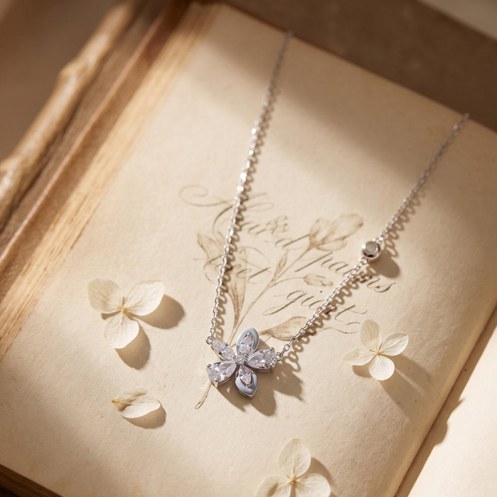 Blue Bloom Necklace