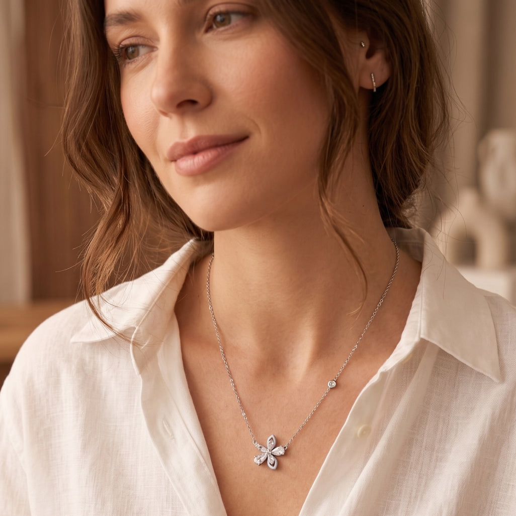 Blue Bloom Necklace