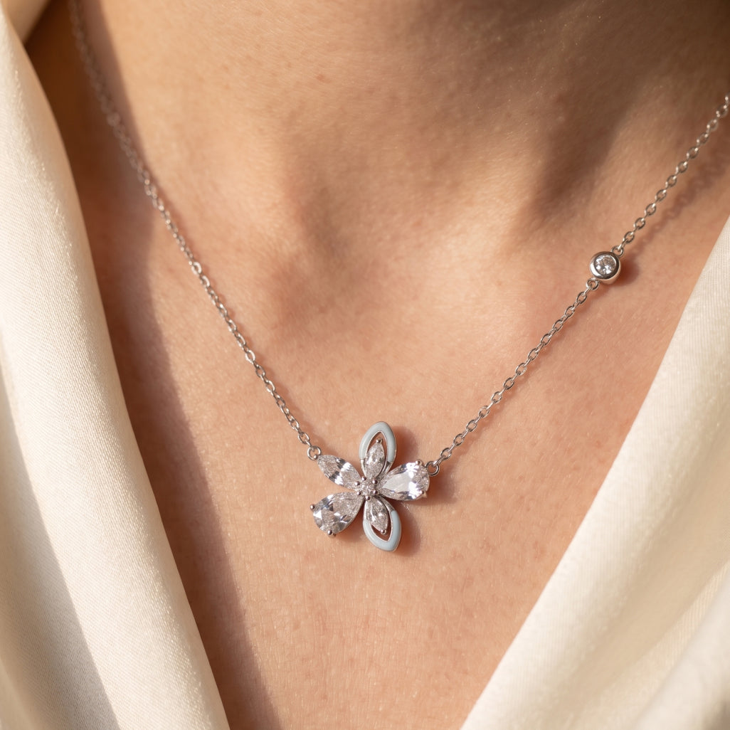 Blue Bloom Necklace