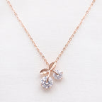 Gold Cherry Necklace