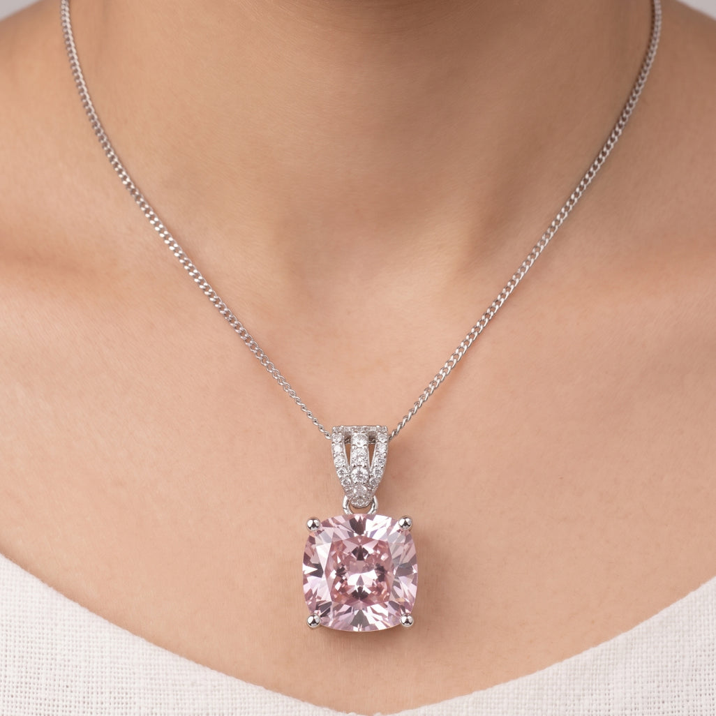 The Pink Stone Necklace