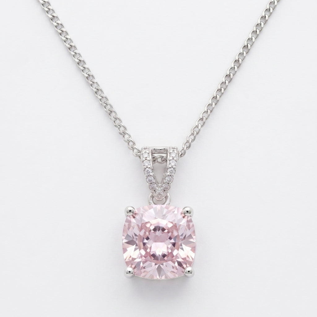 The Pink Stone Necklace