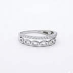 Two Worlds â€“ 925 Silver Layered Band