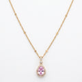 Blush Drop Necklace