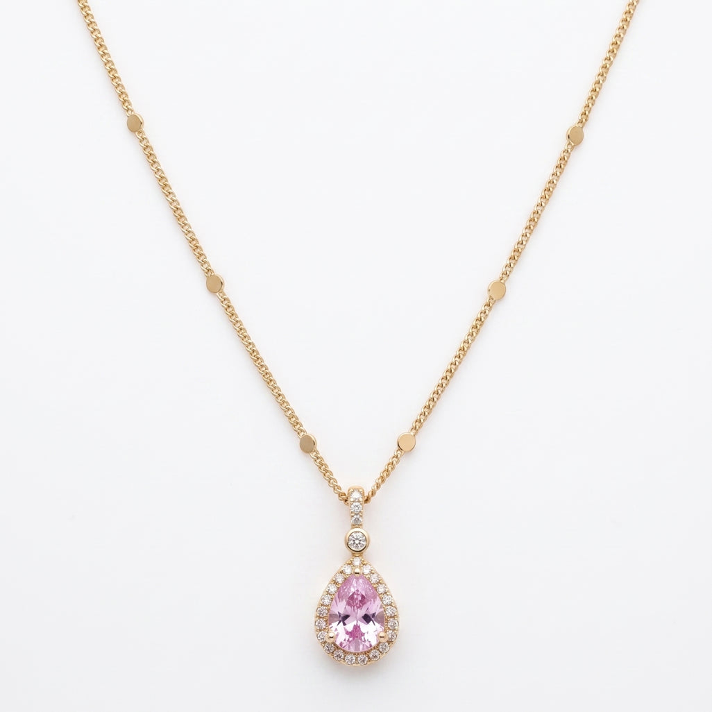 Blush Drop Necklace