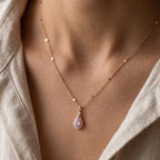 Blush Drop Necklace