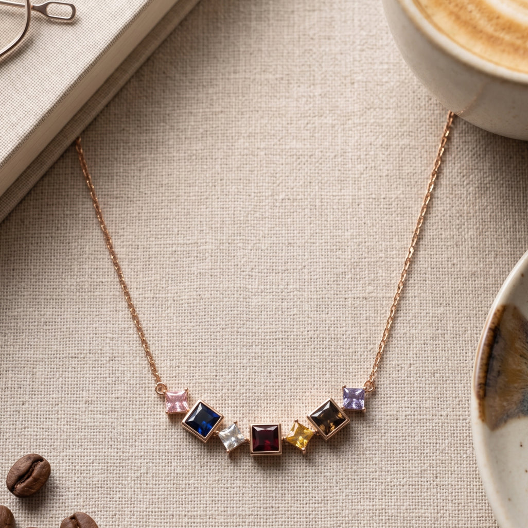 Spectrum Bar Necklace