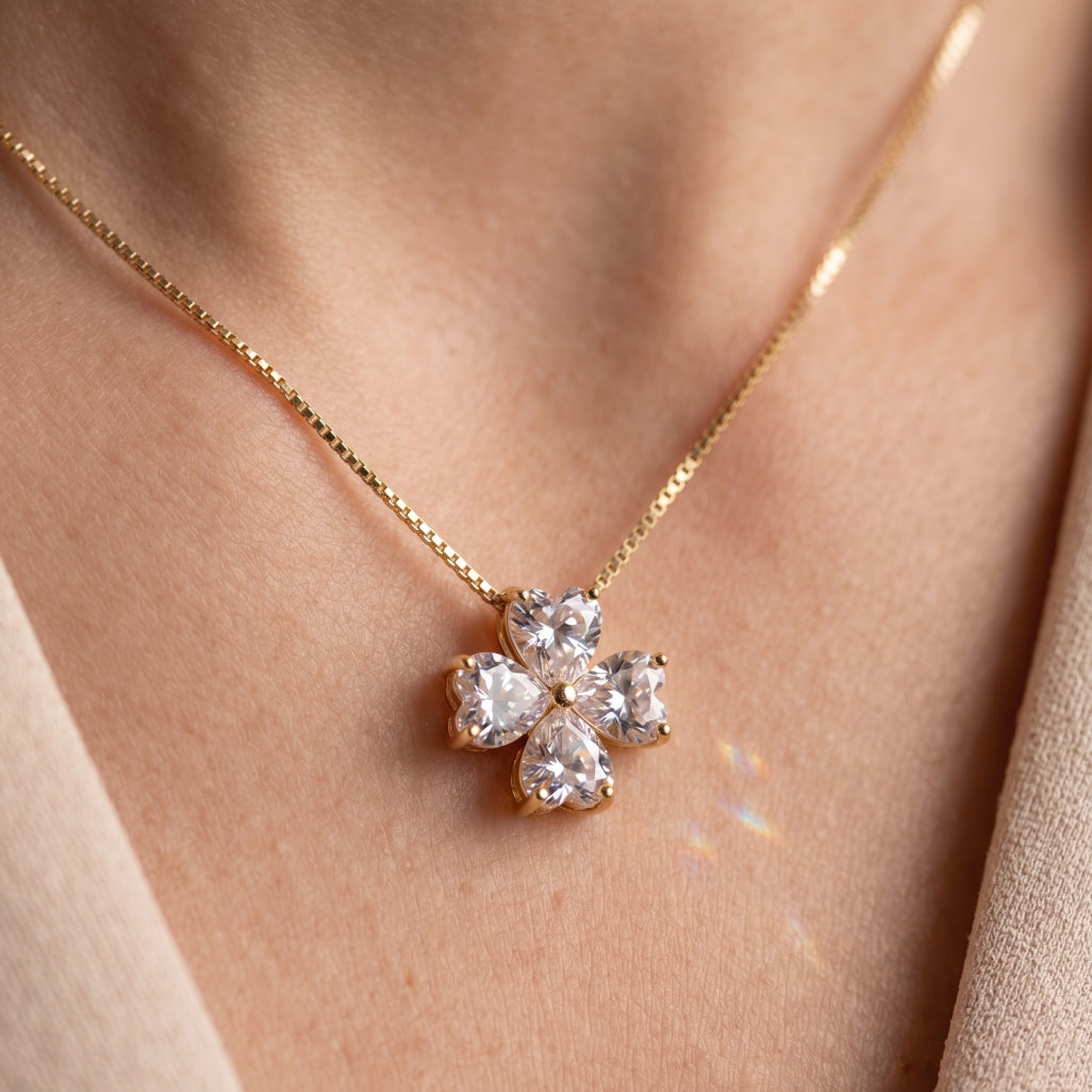 Petal Hearts Necklace