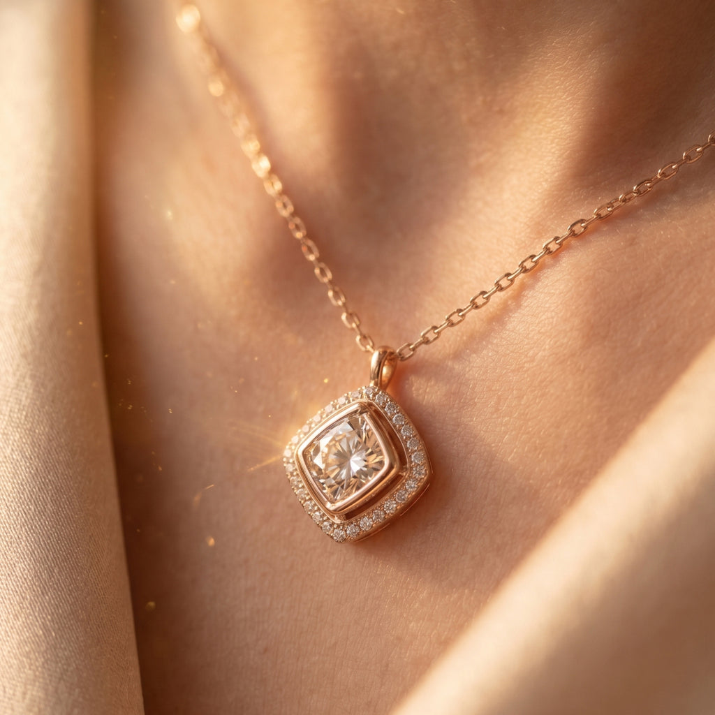 Soft Square Necklace