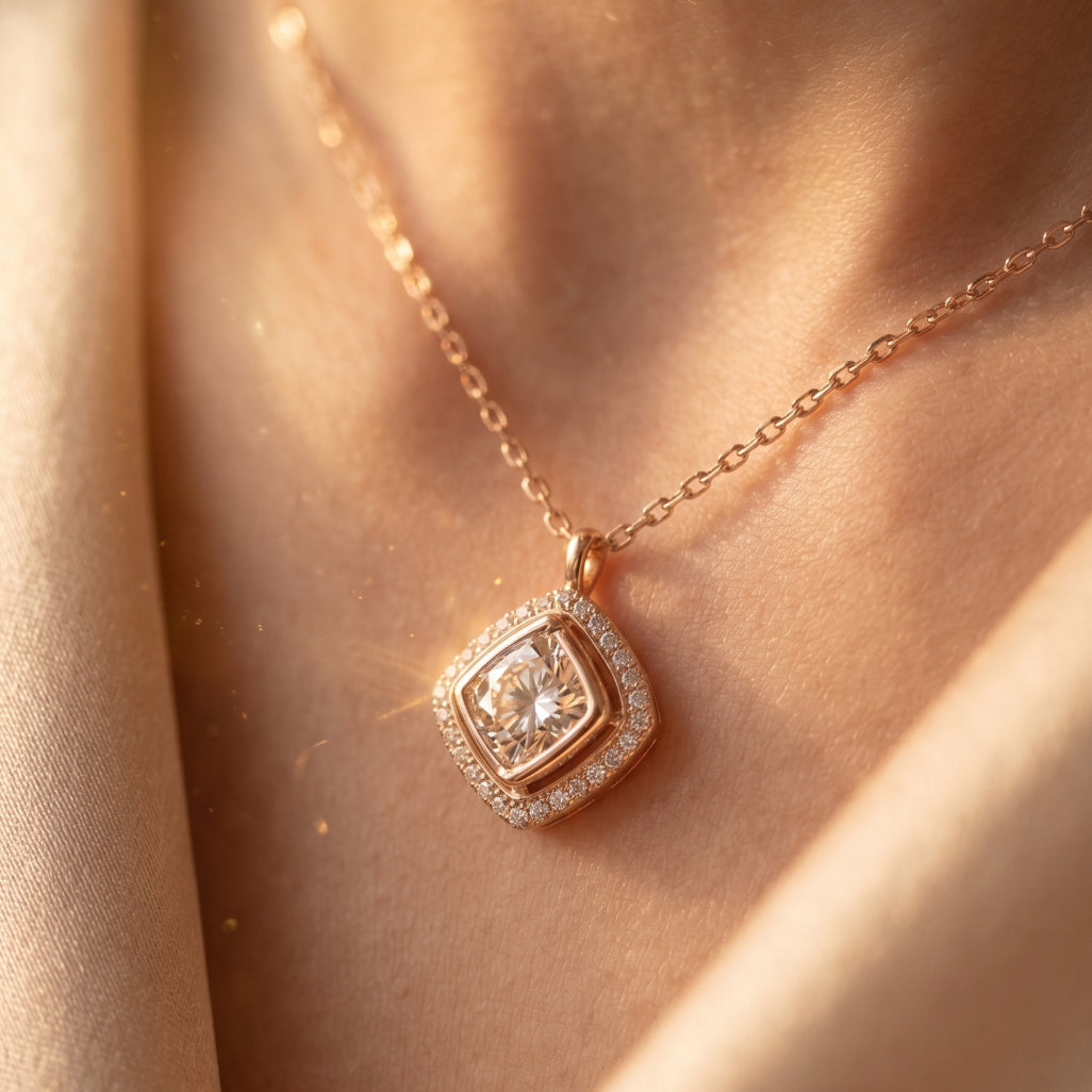 Soft Square Necklace