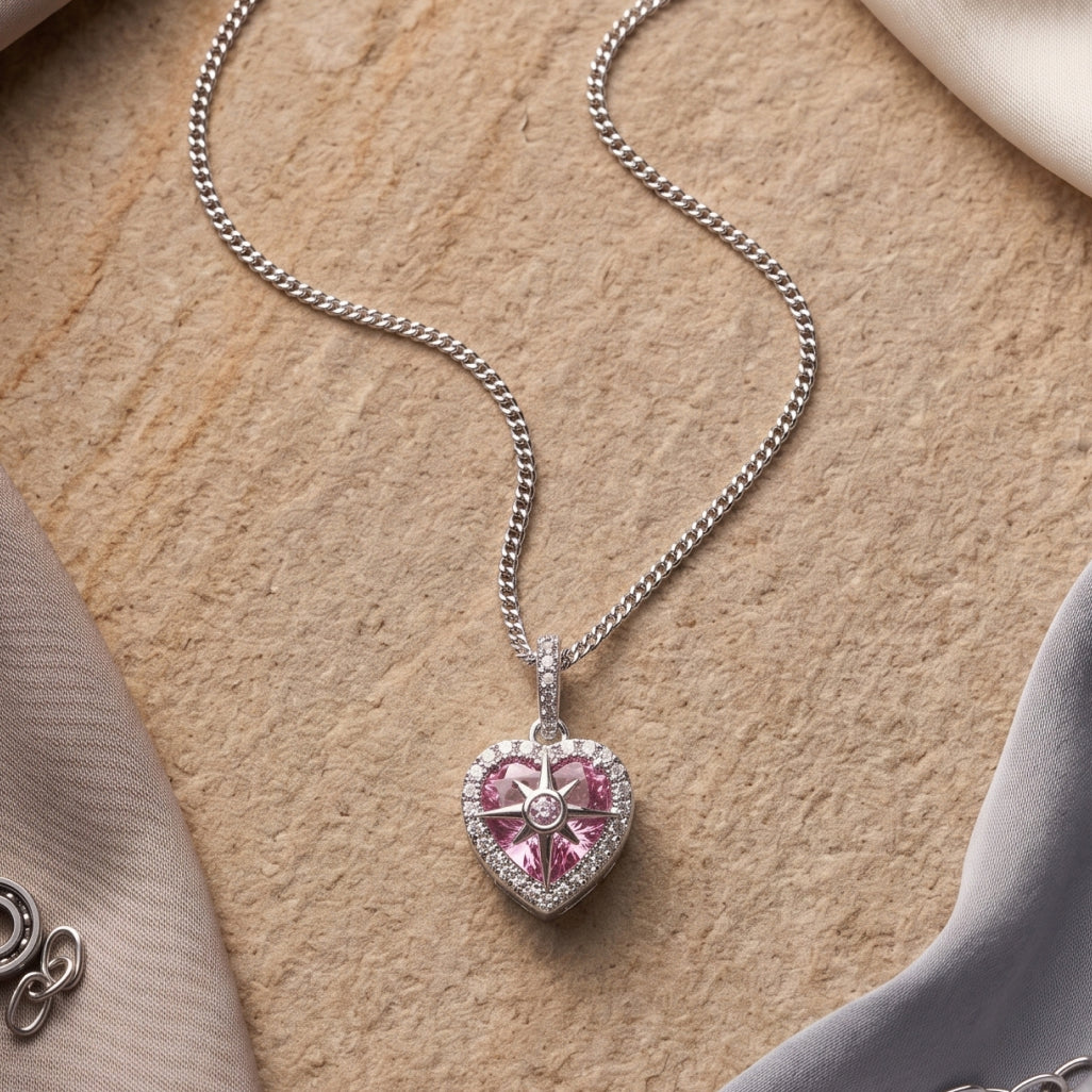 Star Heart Necklace