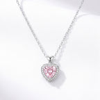 Pink Heart Necklace