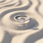 Classic Round Solitaire Ring 925 Silver