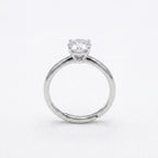 Classic Round Solitaire Ring 925 Silver