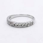 Spotlight Stacker â€“ 925 Silver PavÃ© Band