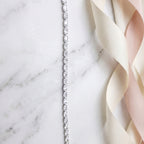 Silver Oval Tennis Bracelet