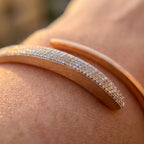 Pearl Flower Bangle
