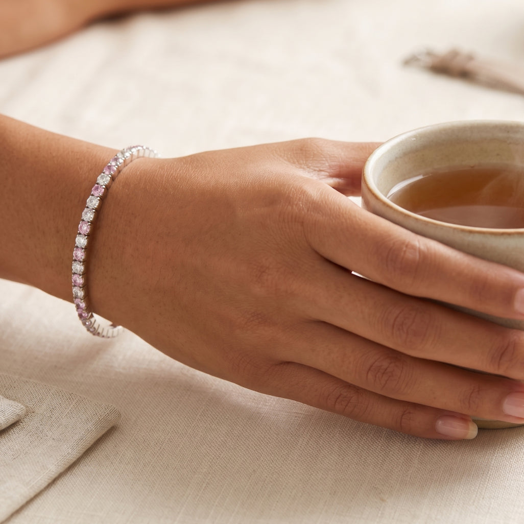 White Stone Tip Cuff