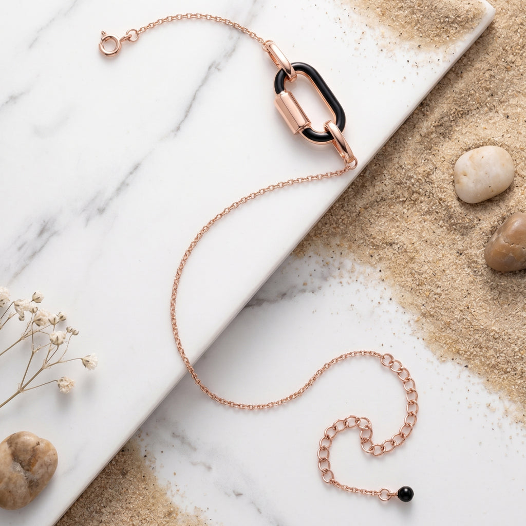 Pearl Square ID Bracelet