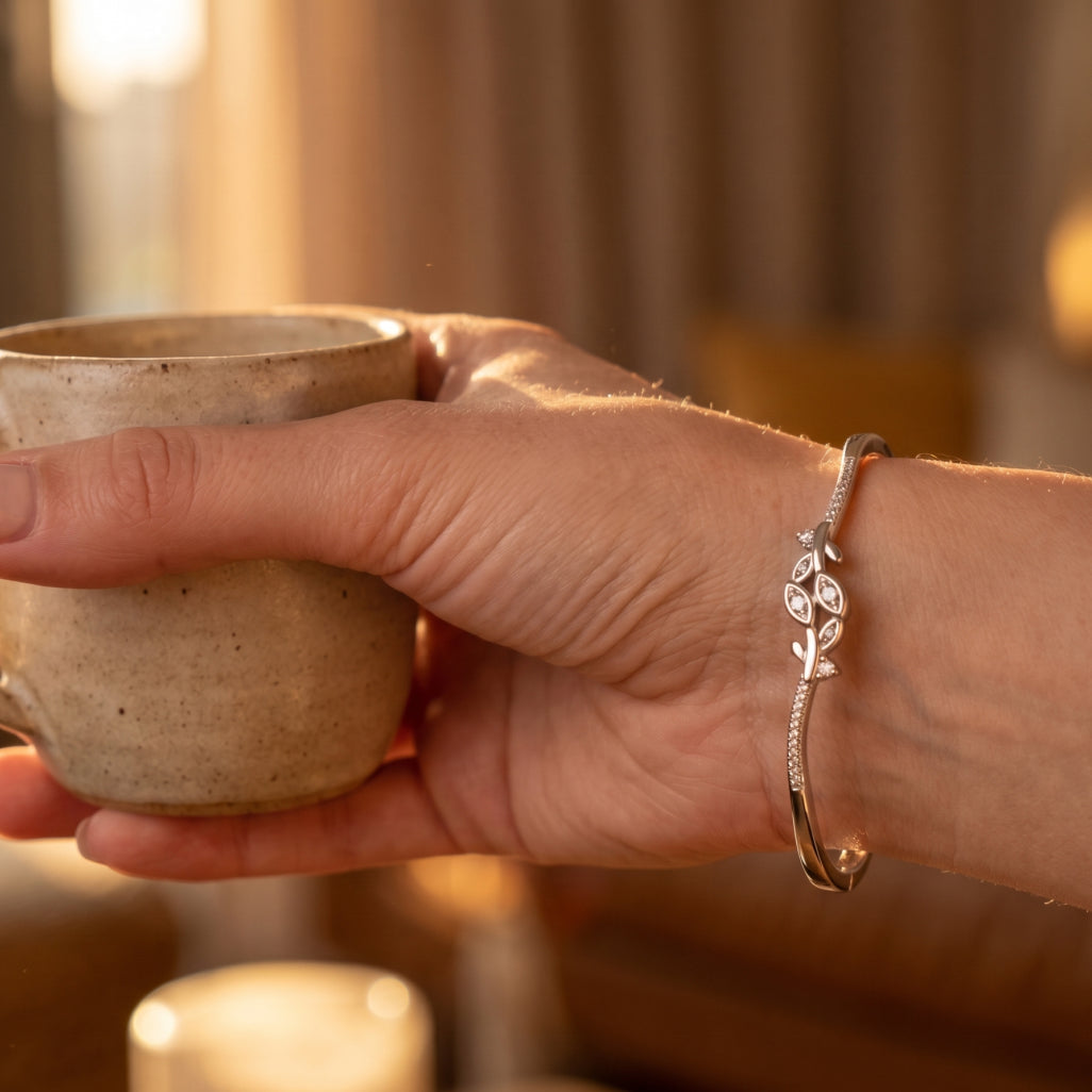 Butterfly Charm Cuff