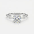 Round Single Stone Ring