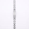 Mariner Pave ID Centre Bracelet 925 Sterling Silver