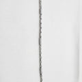 Rope Chain Pave Station Bracelet 925 Sterling Silver