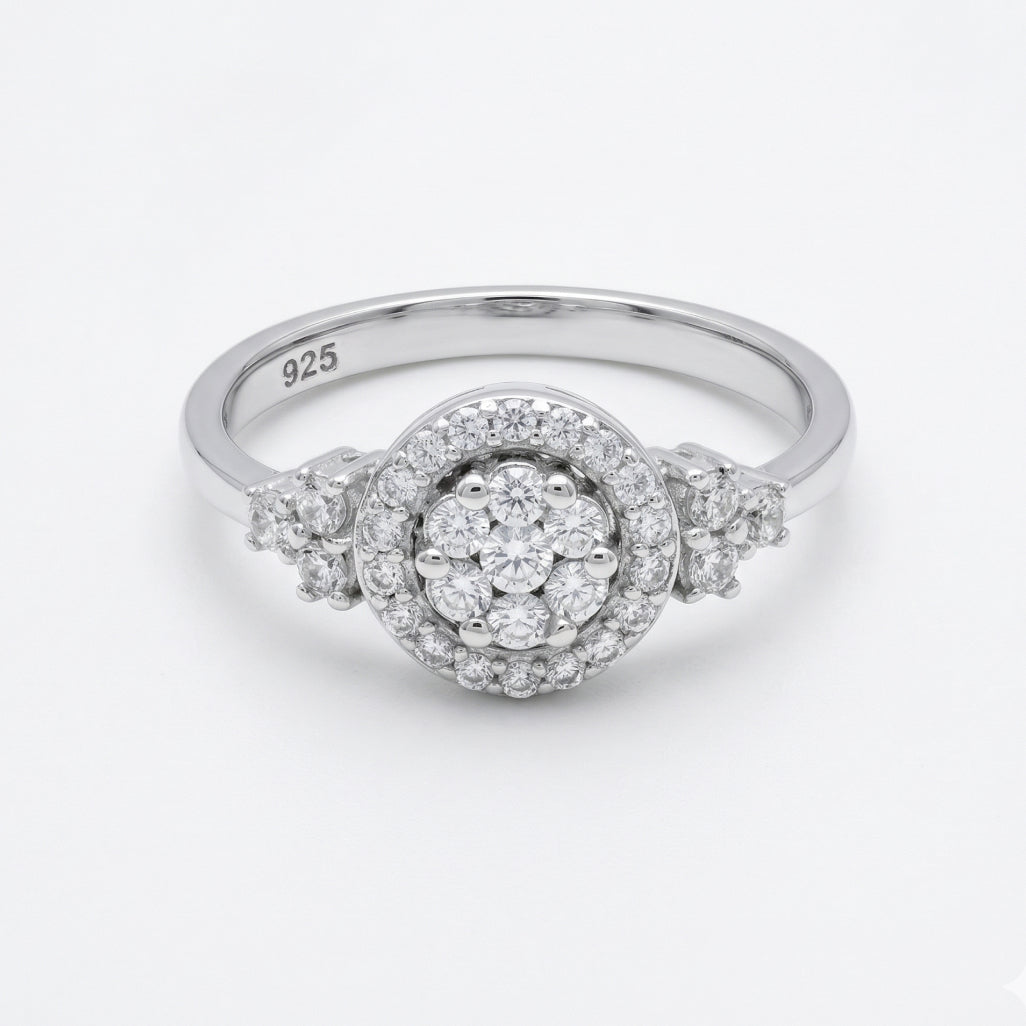 Multi-Shape Stone Cluster Ring