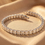 Princess Cut Tennis Bracelet 925 Sterling Silver